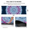 nuveti Yoga Mat Print Extra Thick TPE Non Slip Fitness Exercise Mat with Carrying Bag,72"x24" Extra Thick 6MM Exercise & Workout Mat for Yoga, Pilates Fitness and Floor Exercises view 3