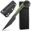 Ccanku C1140 Fixed Blade Knife,D2 Blade G10 Handle Claw Knife for Outdoor, EDC Tool, Survival, Hiking, Camping (Army Green) view 1