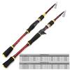 Carbon Fiber Ultra-Short Rotating Casting Fishing Rod, M-Power Fast Retractable Bait Casting Rod, Bait Weight 7-28g, Surf Fishing Trout Rod Bass Fishing Rod 1.8m-2.7m ZYHYD view 4