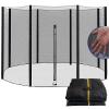 XXJJ Trampoline Net Replacement Safety Enclosure Net for 6/8/10/12/13/14 FT/ 6/8 Straight Poles,13ft 4 Arches or 8 Poles view 1