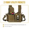 VISMIX Tactical Chest Rig, Adjustable&Detachable Molle Chest Rigs view 3