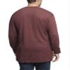 IZOD Men's Tall Saltwater Long Sleeve Henley Shirt, Port Royale, 4X-Large Big view 2
