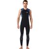 QCTZ Men's Neoprene 3Mm Long John Fullsuit, Front Zip One Piece Diving Suits, Sleeveless Wet Suit for Water Sports view 3