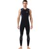 QCTZ Men's Neoprene 3Mm Long John Fullsuit, Front Zip One Piece Diving Suits, Sleeveless Wet Suit for Water Sports view 4