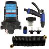 Sailingflo Washdown Kit Deck Wash Pump - 5.5 GPM, 70 PSI, 12V, Self-priming 5 Chamber Diaphragm Water Pressure Pump with 1/2 Inch FNPT Ports for Marine, RV, Boat, Yacht, Car, Mini Motor view 1