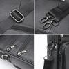 Leather Shoulder Handbag Messenger Bag for Men Outdoor Travel Business Crossbody Pack Pouch Camping Casual Daypack Pocket Brown view 4