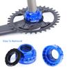 ALEOED 12 Speed Bicycle Chainring Lock Ring Removal Tool for Shimano M7100 M8100 M9100 XT SLX MTB Road Bike Direct Mount Crankset view 2