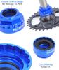 ALEOED 12 Speed Bicycle Chainring Lock Ring Removal Tool for Shimano M7100 M8100 M9100 XT SLX MTB Road Bike Direct Mount Crankset view 3