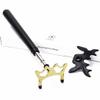 Collapsar Retractable Billiards Pool Cue Stick Bridge with Removable Metal Bridge Head,Billiards Pool Cue Accessory for Pool Table view 2