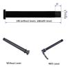 WQAZ Aluminum alloy bicycle wheel Alloy Maxle Thru axle 15 X 100 mm for Rock Shox front fork quick release mountain bicycle skewer QR 15mm plug in available Wear-resistant lightweight and compact view 3