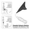 Female Urination Device,Portable Reusable Urinal Funnel with 10" & 31" Extension Tubes,Folding Storage, Suitable for Travel, Festivals, Camping, Traffic Jams,Includes Waterproof Bag, Waterproof Cup view 2