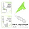Female Urination Device,Portable Reusable Urinal Funnel with 10" & 31" Extension Tubes,Folding Storage, Suitable for Travel, Festivals, Camping, Traffic Jams,Includes Waterproof Bag, Waterproof Cup view 2