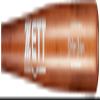 Zett BWT17183 Hard Baseball Bat, Excellent Balance, Wooden (Bamboo + 4 Striking Maple) 32.7 inches (83 cm), 32.1 oz (900 g) Average, Light Dark (3700S) view 2