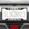 FANMATS 31254 Iowa Hawkeyes Metal License Plate Frame Black Finish view 2