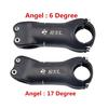 Carbon Fiber Handlebar Stem - Road Bike Stem, 17 Degree, 31.8mm, 80mm, 1-1/8" for Cycling view 3