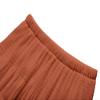 NASHALYLY Women's Chiffon Elastic High Waist Pleated A-Line Flared Maxi Skirts?Coffee2,L view 4