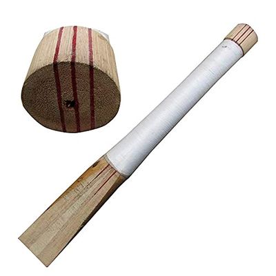 CW Cricket Bat Handle Only Hard Wood Strong Handle Handle for Bat Thick Cricket Bat Handle Pack of 3