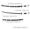 40.55-Inchs Handmade Katana,Shinazugawa Sanemi Cospaly Sword Carbon Steel Real view 2