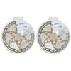 ASHIMA-LTD Ai2 ARO-09 Lightest Disc Brake Rotor 160mm 73g,2PCs, Gold,AS2365 view 1