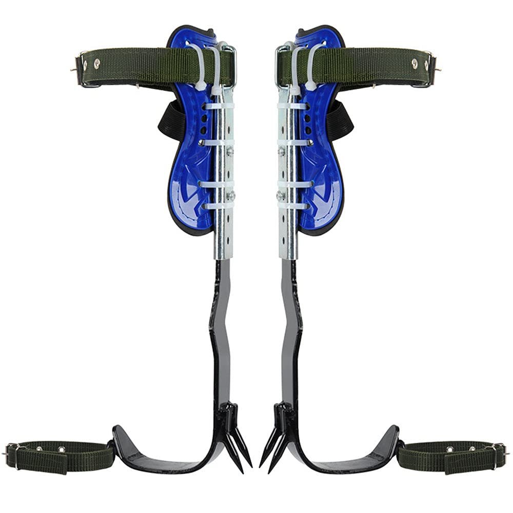 ZWJABYY Tree Climbing Spikes,Tree Climbing Gear,(Upgrade) Tree Climbing Kit,Thicken Climbing Trees Tool,for Hunting Observation,Picking Fruit,Coconut,Simple to Use,2claws