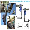 ZWJABYY Tree Climbing Kit,Tree Climbing Spike,Boot Spikes for Tree Climbing for Hunting Observation,Picking Fruit,Jungle Survival,2claws view 3