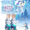 4-Pejiijar Toddler Roller Skates Shoes for Kids, Girls Roller Skates for Toddlers Children Age 3-9 Outdoor Indoor Adjustable 4 Sizes with Light Up Flash Wheels view 3