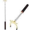 Skylety Pool Cue Snooker Stick Pool Table Accessories Retractable Billiards Cue Rest with Removable Brass Bridge Head(High Bridge Head,Stainless Steel) view 1