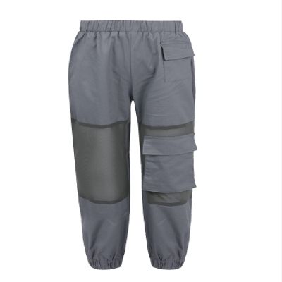 winying Kid Girls Athletic Workout Elastic Waist Baggy Cargo Pants with Pocket Joggers Casual Sports Sweatpants Grey 8 Years