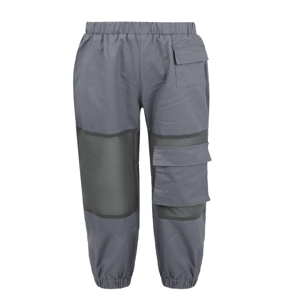 winying Kid Girls Athletic Workout Elastic Waist Baggy Cargo Pants with Pocket Joggers Casual Sports Sweatpants Grey 8 Years