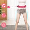 Adjustable Sports Hula Hoop, Detachable Massage Fitness Equipment for Abdomen and Thin Waist, Suitable for Young Adults to Train to Lose Weight/Purple/L view 3
