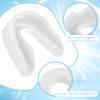 10 Pcs Sport Mouth Guards Gum Teeth Armor Game Guard for Boxing Basketball Football Hockey Karate Basketball Rugby Match (Clear White) view 4