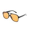 FEISEDY Vintage Retro 70s Plastic Aviator Sunglasses Trendy Orange Classic Large Squared Frame B2751 view 1
