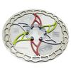 ASHIMA-LTD Ai2 ARO-09 Lightest Disc Brake Rotor 160mm 73g,2PCs, Multi-Color: RD/GR/WH, AS2368 view 2