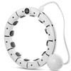 Intelligent Weighting Magnetic Therapy Hula Hoop, Detachable Adjustment Belt Digital Counter Never Fall Adjustable Gravity Ball, Suitable for Beginners, Teenagers and Adults/A/L view 1