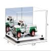 Better Display Cases Acrylic Versatile Display Case Display Case - Medium Square Box with Mirror Case, Black Risers and White Base 15.25" x 12" x 9" (V13/A082) view 2