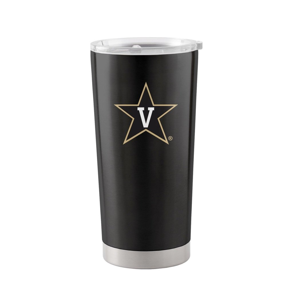 Logo Brands NCAA Vanderbilt Commodores - 20oz Gameday Stainless Steel Tumbler, Double-Wall Insulated, Slider Lid