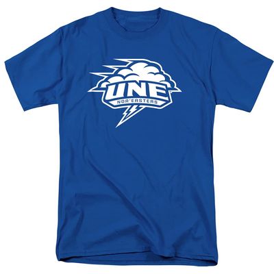 University of New England Official Royal One Color Primary Unisex Adult T-Shirt, Royal One Color Primary, 4X-Large