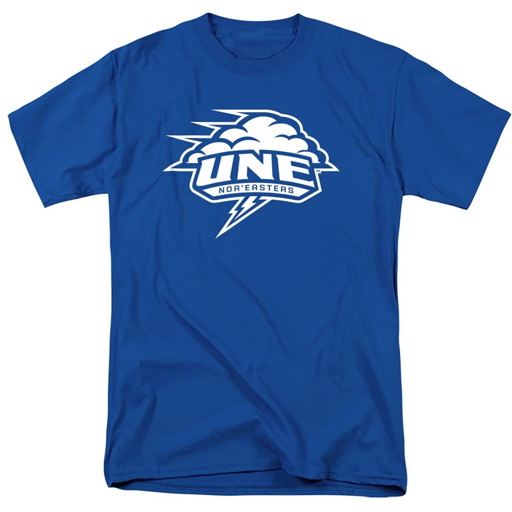 University of New England Official Royal One Color Primary Unisex Adult T-Shirt, Royal One Color Primary, 4X-Large