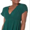 Amazon Essentials Women's Surplice Dress (Available in Plus Size), Jade Green, X-Small view 3