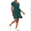 Amazon Essentials Women's Surplice Dress (Available in Plus Size), Jade Green, X-Small view 4