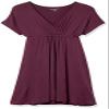 Amazon Essentials Women's Surplice Dress (Available in Plus Size), Burgundy, Small view 4