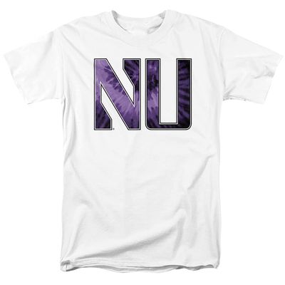 Northwestern University Official Tie-Dye Unisex Adult T-Shirt, Tie-Dye, Large