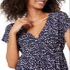 Amazon Essentials Women's Waisted Maxi Dress (Available in Plus Size), Navy Pink Abstract Animal, X-Large view 4