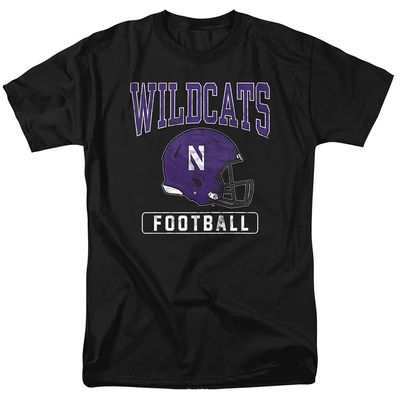 Northwestern University Official Football Helmet Unisex Adult T-Shirt, Football Helmet, Medium