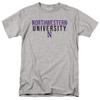 Northwestern University Official Stacked Unisex Adult T-Shirt, Stacked, Large view 1