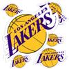 Desert Cactus Los Angeles Lakers Sticker NBA Officially Licensed Vinyl Decal Laptop Water Bottle Car Scrapbook Sheet (Type 3-1) view 1