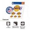 Desert Cactus Los Angeles Lakers Sticker NBA Officially Licensed Vinyl Decal Laptop Water Bottle Car Scrapbook Sheet (Type 3-1) view 4