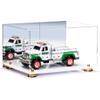 Better Display Cases Acrylic Versatile Display Case Display Case - Medium Square Box with Mirror Case, Gold Risers and White Base 15.25" x 12" x 9" (V13/A082) view 1