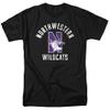 Northwestern University Official Wildcats Logo Unisex Adult T-Shirt, Wildcats Logo, Large view 1