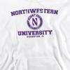 Northwestern University Official Circle Logo Unisex Adult Pull-Over Hoodie,White, 2X-Large view 2